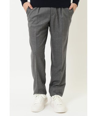 DAKS ウールストレッチフランネルパンツ