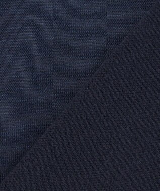 JOSEPH ABBOUD MOUNTAIN 【サステイナブル】オーガニックコットンアセテート ニットＴシャツ ネイビー系