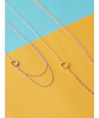 AMERICAN HOLIC ラウンドチェーンピッチネックレス Silver