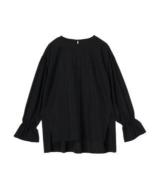 AMERICAN HOLIC 接触冷感キャンディースリーブサイドスリットブラウス Black