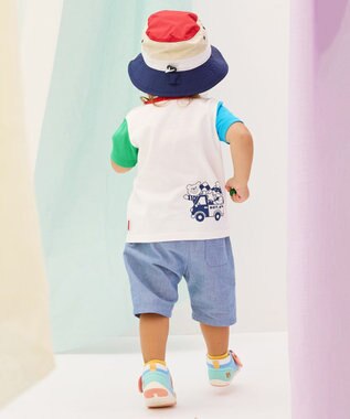 MIKI HOUSE HOT BISCUITS 【80-120cm】 ビーンズ×お菓子シリーズ 天竺素材半袖Tシャツ マルチカラー