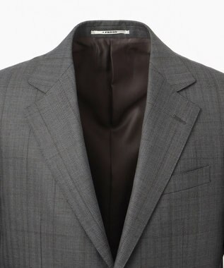 J.PRESS MEN 【ESSENTIAL CLOTHING】ヘリンボーンオーバーペーン スーツ グレー系4