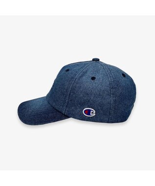 林八百吉商店 Champion　デニムエンボスローキャップ ブルー