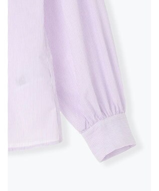 Te chichi パターンアソートスタンドフリルブラウス ラベンダー