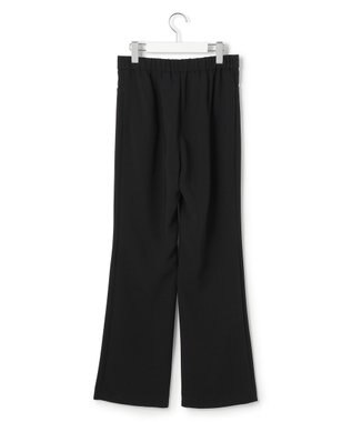 23区 L ストレッチダブルクロス フレアパンツ ブラック系