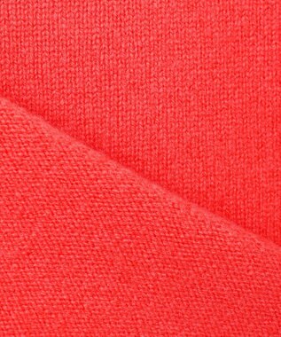 UNFILO ウールカシミヤ Vネックニット オレンジ