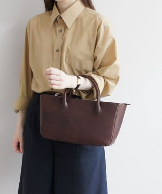 TIDEWAY Niks  ワイドトートバッグ ブラウン