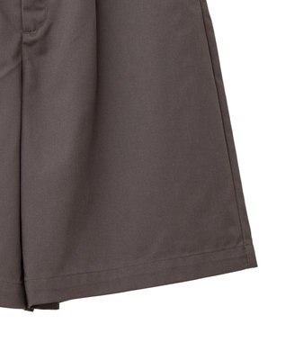AMERICAN HOLIC ワンタックハーフパンツ Brown