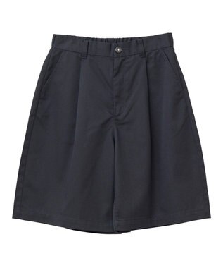 AMERICAN HOLIC ワンタックハーフパンツ Black