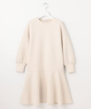 Feroux バックリボンダンボール ワンピース アイボリー系