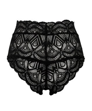 BRADELIS New York 【BRADELIS Me】Lovely Backstyle Panty26S1  総レースのハイウエストパンティ ショーツ ブラック
