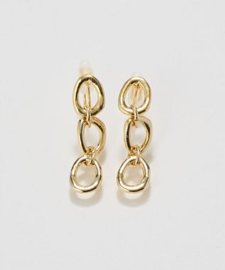 Phoebe 〈痛くないシリーズ/金属アレルギー対応〉ボールドチェーンライトフィットイヤリング　ゴールド/ニッケルフリー ゴールド