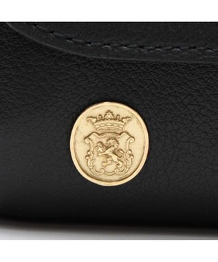 A.D.M.J. 【牛革】クラシックアニルブリロ/ラウンドクラッチショルダー BK