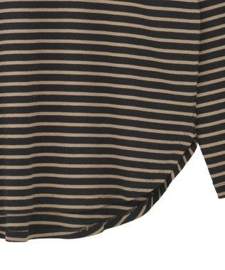 AMERICAN HOLIC アソートラウンドカットプルオーバー Border Black