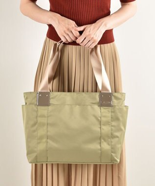 LA BAGAGERIE ナイロントートバッグ カーキ