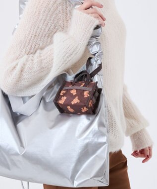 LeSportsac MICRO WEEKENDER CHARM/テディベアワンダーランド