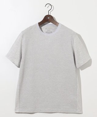 JOSEPH ABBOUD 【オーガニックコットン使用・日本製】JOEコットンサッカークルーネック Tシャツ ライトグレー系7