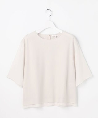 自由区 ストレッチアムンゼン Tブラウス ベージュ