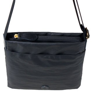 FOLNA RD グリンザ・コーデュラナイロンショルダーバッグ ブラック
