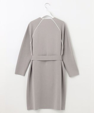 自由区 【XSサイズ～/洗える/セット着用可】ドライコットンハイゲージ ニットライトアウター ベージュ系