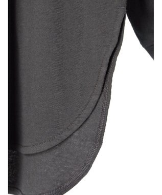 Green Parks ワンポイントカレッジロゴ裾ラウンドチュニック Dark Gray