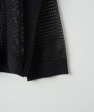 WEGO スターメッシュニットプルオーバー ブラック