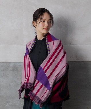 POLS コットン HORIZON  モヒカン ストール