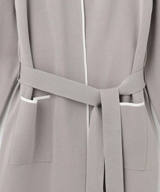 自由区 【XSサイズ～/洗える/セット着用可】ドライコットンハイゲージ ニットライトアウター ベージュ系