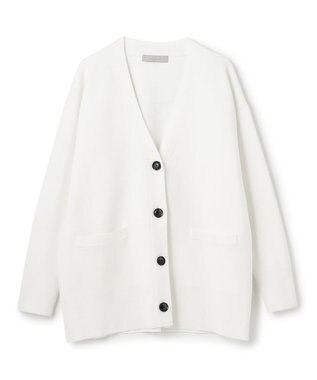 UNFILO スポンジニット カーディガン オフ