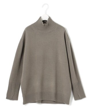 ICB 【新色追加・WEB限定カラーあり】 ソフトカシミヤミックス ハイネックニット アッシュカーキ系