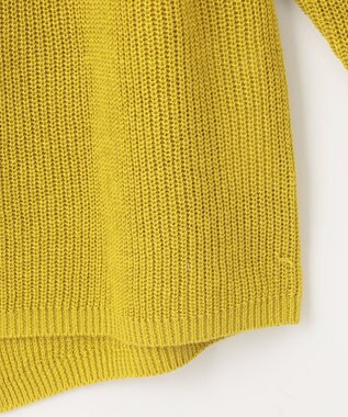 自由区 【WEB限定カラーあり・洗える】リネンミドルゲージボートネック ニット [WEB限定]ピスタチオ