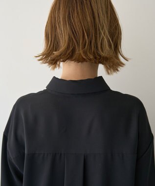 YECCA VECCA 2wayボウタイシャツ Black