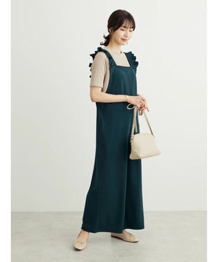 Green Parks BEST PRICE  ５分袖プリーツ加工プルオーバー Beige