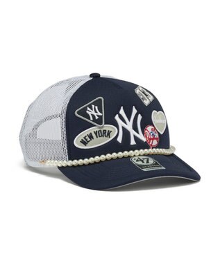 WEGO 【ユニセックス着用ITEM】＇47　HITCH　FM　MLB　TRENDY　TEAM ネイビー