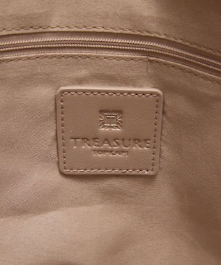 TOPKAPI 【TREASURE TOPKAPI】ラウンド ビッグ ショルダーバッグ ベージュ