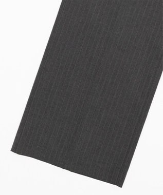 WEGO 【セットアップ対応】ワイドストレートスラックス グレーストライプ