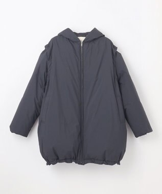 NAVE 【Nave】ナイロンタフタ ダウンコート ブラック系