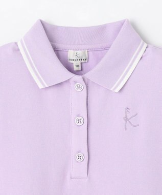 組曲 KIDS 【110-140㎝】ストレッチカノコ ワンピース ラベンダー