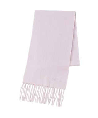 MOONBAT FURLA(フルラ）カシミヤ100％ 無地 プチマフラー ライトパープル