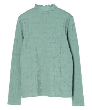 earth music&ecology シャーリングハイネックプルオーバー Mint