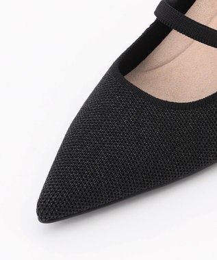 steppi 【洗える/撥水】パールヒール パンプス ブラック