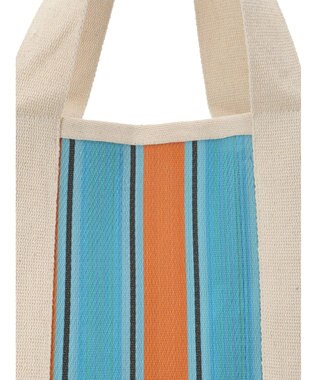 Green Parks ・ストライプカラートート Blue