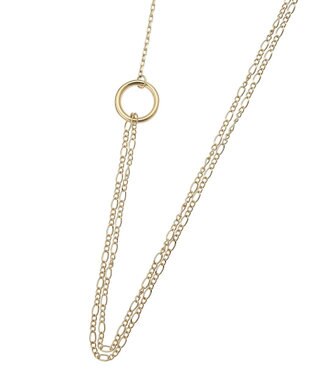 AMERICAN HOLIC ラウンドチェーンピッチネックレス Silver