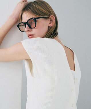 uncrave スムースニット 2WAYジレ オフ