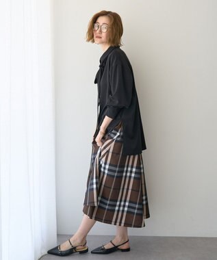 YECCA VECCA 2wayボウタイシャツ Black