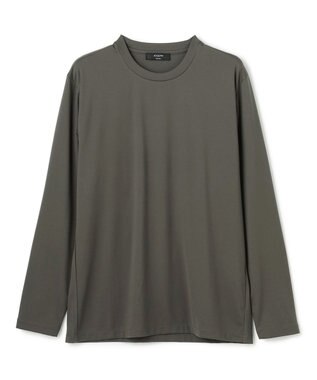 JOSEPH HOMME ハイゲージベアスムース　クルーネック長袖Ｔシャツ ダークグリーン系