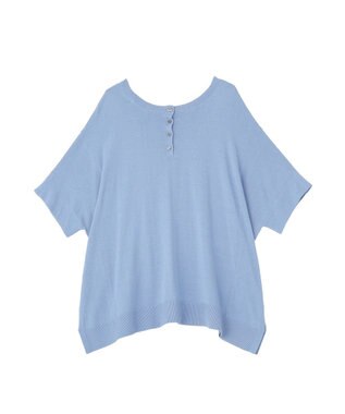 AMERICAN HOLIC 【前後2WAY】ポンチョニット Sax