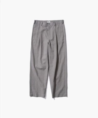 ATON KYOTO TSURIZOME LINEN | ワイドテーパードパンツ - UNISEX GRAY