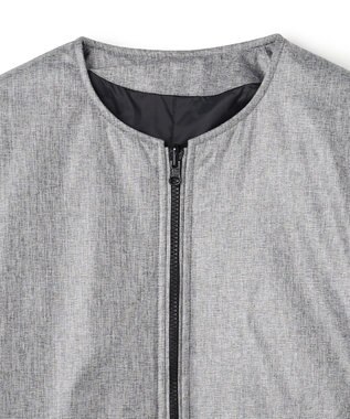 JOSEPH HOMME 新素材【アウタードッキング対応】ラインアートジャガード　ブルゾン ライトグレー系