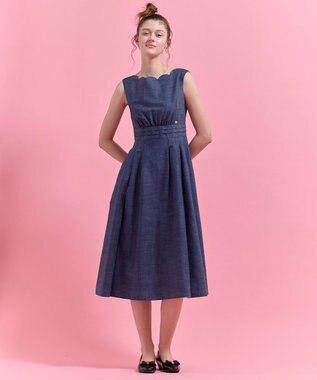 TOCCA 【chayさん着用・00サイズあり】CLOVER BLESS ドレス ネイビー系